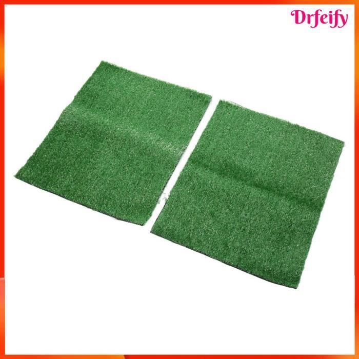 CIYODO Tapis D'Entrée Gazon Artificiel Pour Chiens - Lavable, Doux Et Antidérapant