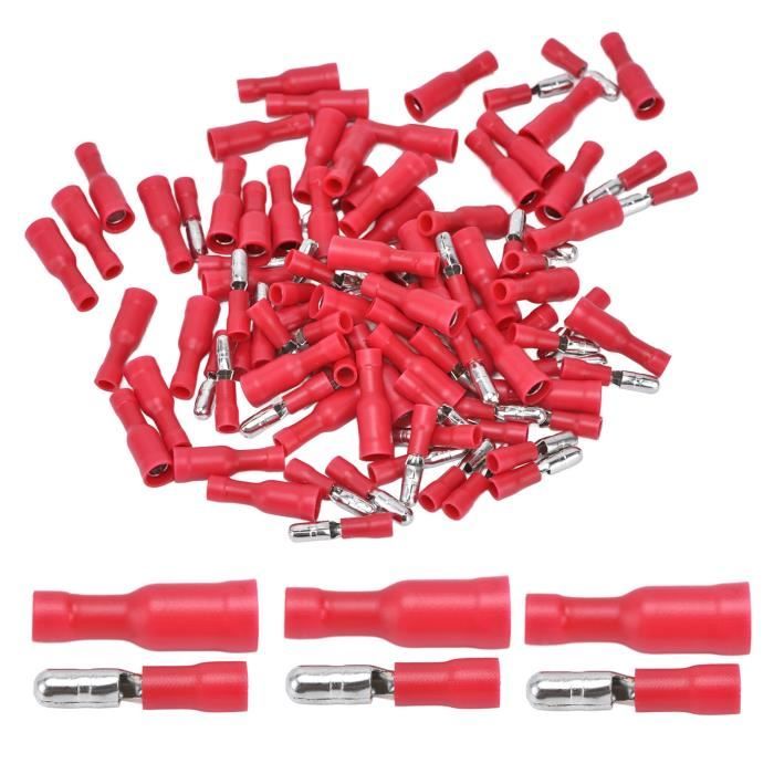 Lot 50 Connecteurs Micro Mâles + 50 Femelles 2 Broches 2,54 Mm – Connecteurs Pour Circuits Imprimés, Électronique DIY