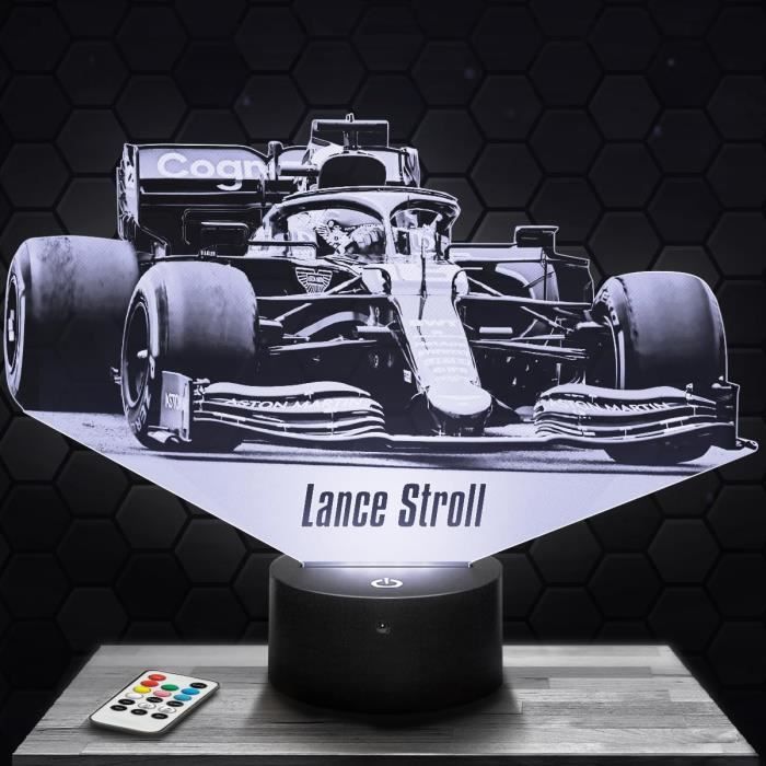 Lampe De Chevet, Veilleuse Tactile Formule 1 Lance.S F1 Lampe 3D