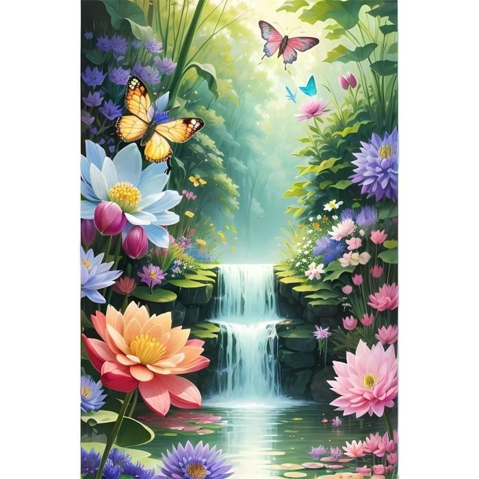 SHEGZHUC Lot De 4 Diamond Painting Toilette Grenouille 30x40cm - Broderie Diamant 5D Animaux Humour Pour WC Décoration
