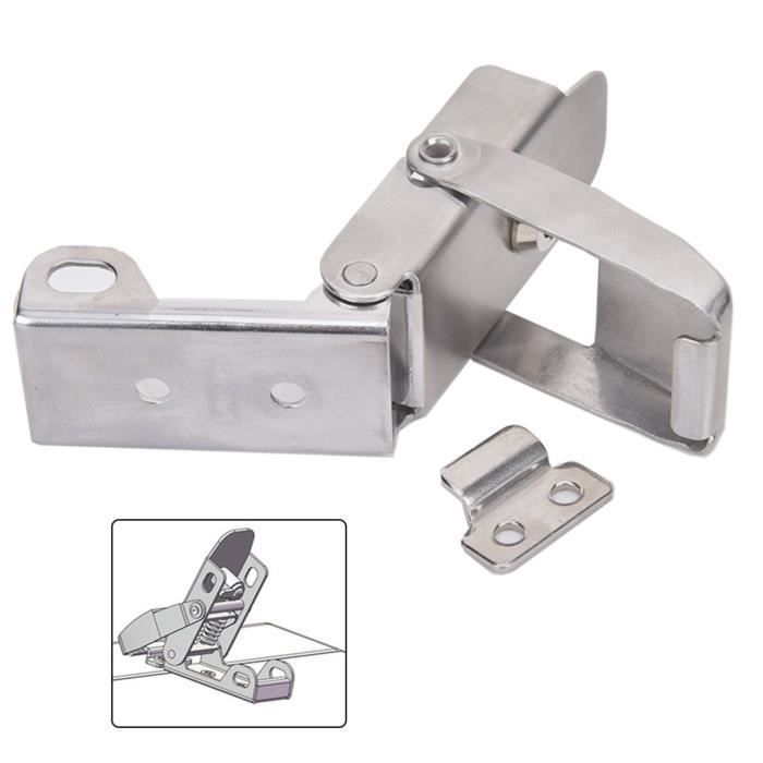 2 Loquets à Bascule En Acier Inoxydable 304 - Fixation Rapide, Force De Serrage 150kg, Pour Porte Ou Boîte