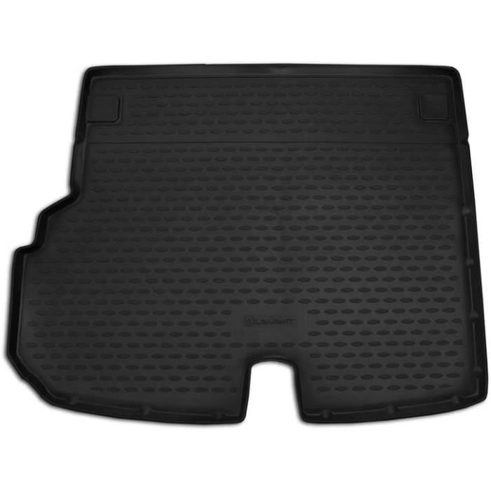 Tapis De Coffre Sur Mesure Citroën DS7 2018 - Caoutchouc Antidérapant Noir - Protection Parfaite