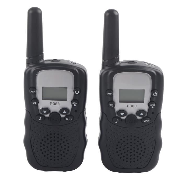 YNJ1 Paire Jouet de Talkiewalkie 2Voie Enfant 3 km Gamme Multi
