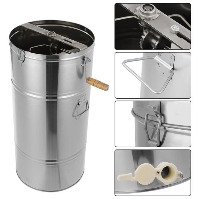 2 Pièce Poignée de Cadre de Ruche Fourche à Désoperculer Inoxydable Miel Grattoir à Désoperculer Ruche Grattoir à Désoperculer pour Extraction du Miel Doutil Dapiculture 
