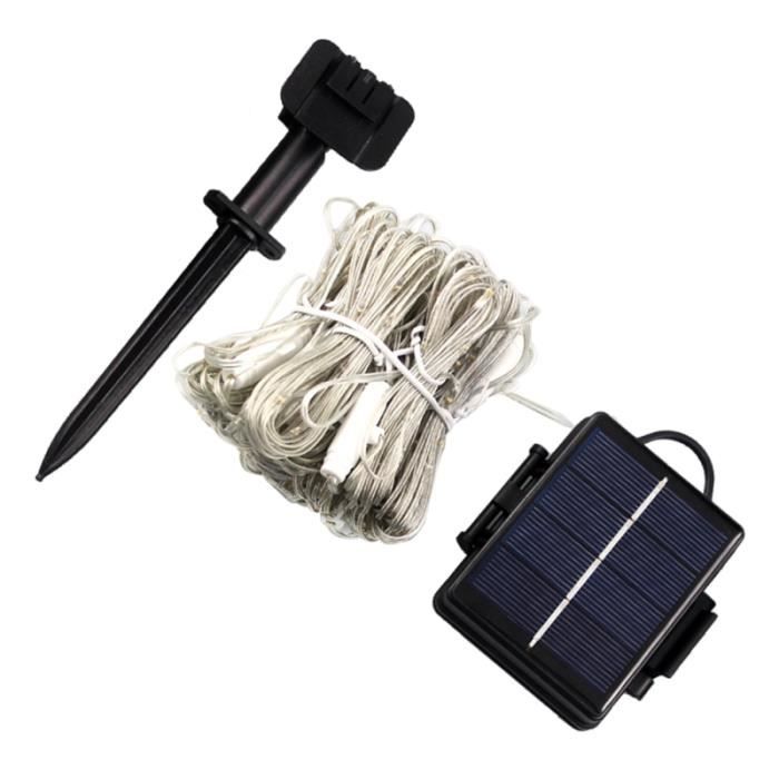 Solar Patio Umbrella String Lights Outdoor Parasol Light Strip