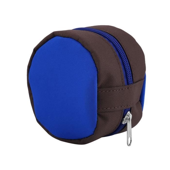Dilwe Housse De Protection Pour Moulinet De Pêche – étui Souple Rembourré – Compatible Moulinets Taille 7/8 – Fermeture éclair – 105 X 105 X 80 Mm