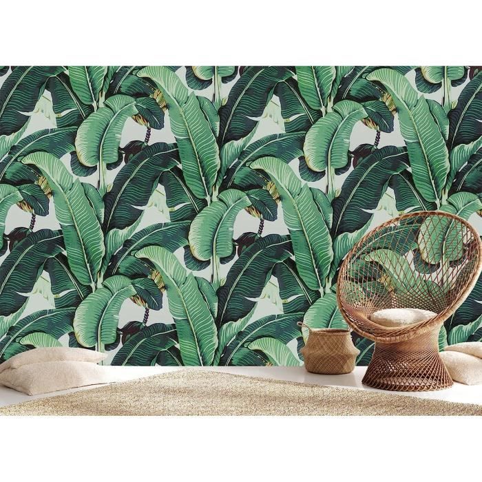 Papier Peint Feuille Tropicale