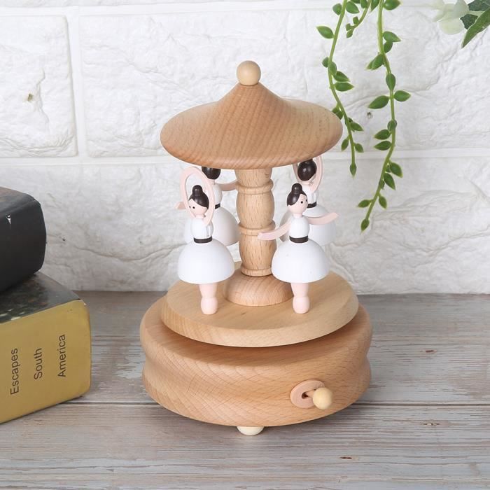 Boîte à Musique Mobile Rotative Pour Bébé | 24 Berceuses, 3 Modes, Rotation 360° | Aide à L'endormissement Et Au Jeu