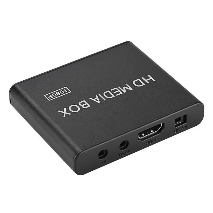 Lettore Multimediale Mini Box Full HD – Ingresso USB, Supporto AVI MKV MP3, 110-240V