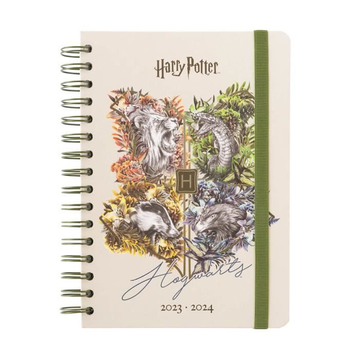 Agenda scolaire 20232024 Harry Potter Poudlard Semaine de 12 mois A5
