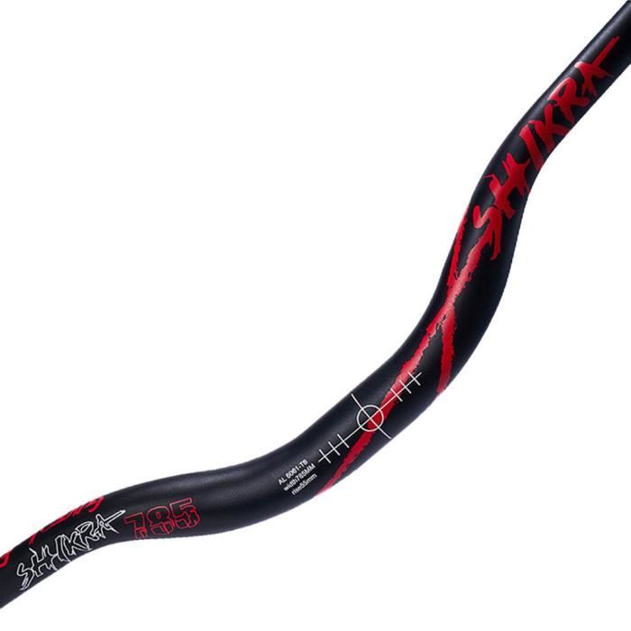 Guidoline Bike Ribbon Drops – Noir/Rouge – Double Densité EVA/PU, Adhérente, Lavable – Pour Vélo Route Et VTT