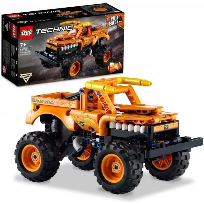 LEGO® 42135 Technic Monter Jam El Toro Loco Voiture Jouet pour Enfants dès  7 Ans 2 en 1 Truck et Véhicule Tout-Terrain - Cdiscount Jeux - Jouets