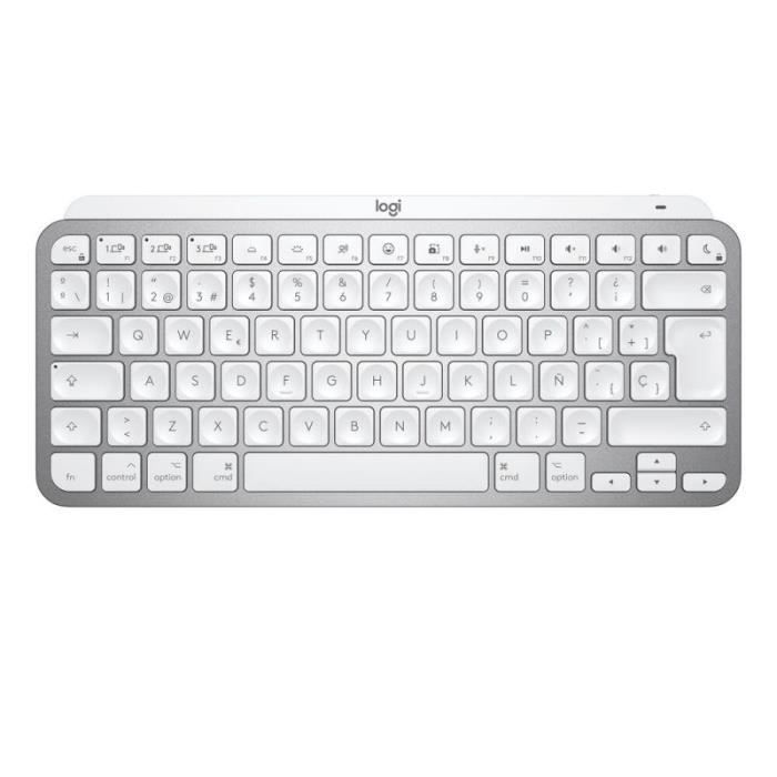 Logitech - INPUT DEVICES MXKEYS Mini F. Mac WRLS Illum. Pale Grey - ESP - MEDITER - CC18237 Logitech - INPUT DEVICES MXKEYS Mini F. Mac WRLS Illum. Pale Grey - ESP - MEDITER - CC18237