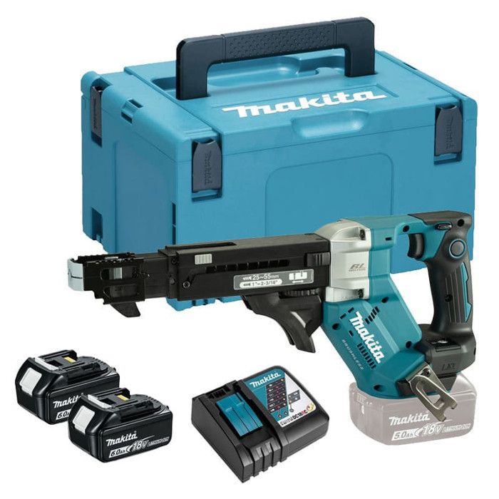 Visseuse automatique 18V LXT 2x60 Ah 25 55 mm en MAKPAC MAKITA DFR551RGJ