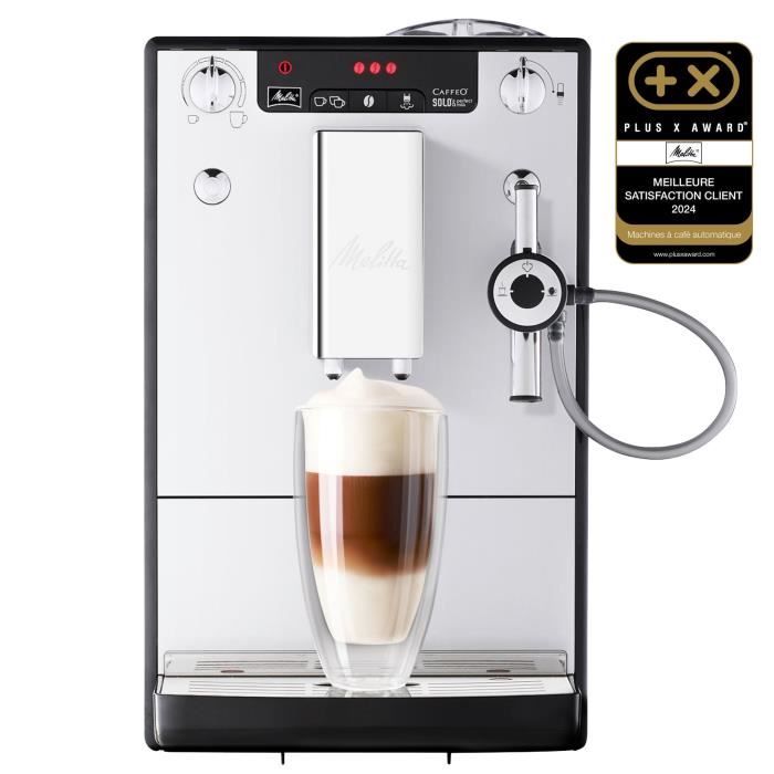 Machine à café expresso avec broyeur MELITTA Solo® & Perfect Milk E957 203 15 bars 1400 Watts