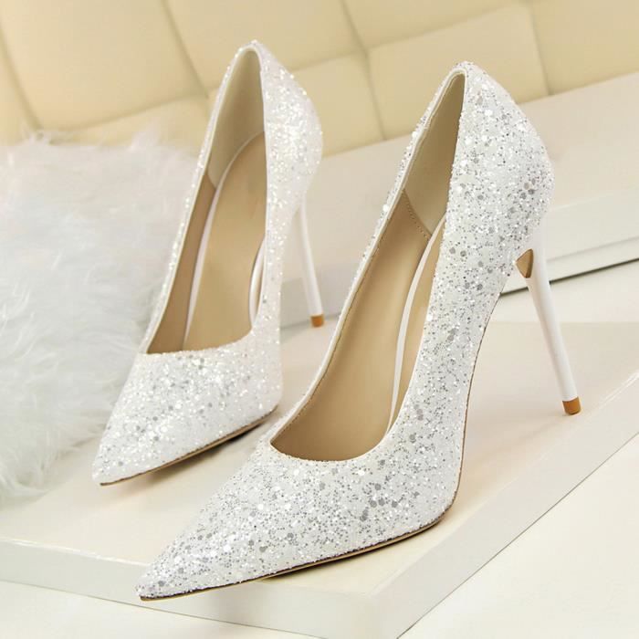 chaussure paillette femme mariage