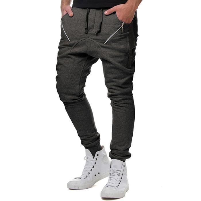 Mode Pantalon homme fermet XS Gris fonce Cdiscount Pr t Porter
