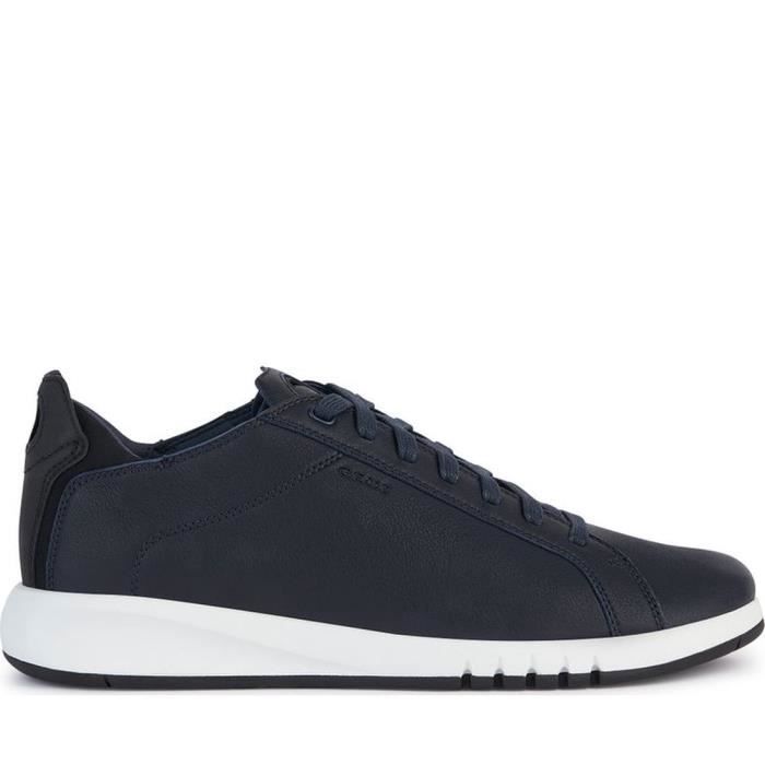 Geox Baskets Geox - Homme - U357FA 00046 C0045 - Cuir - Lacets - Bleu