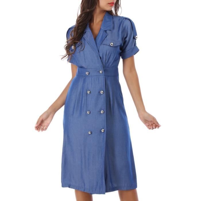 Robe effet jean Clearance