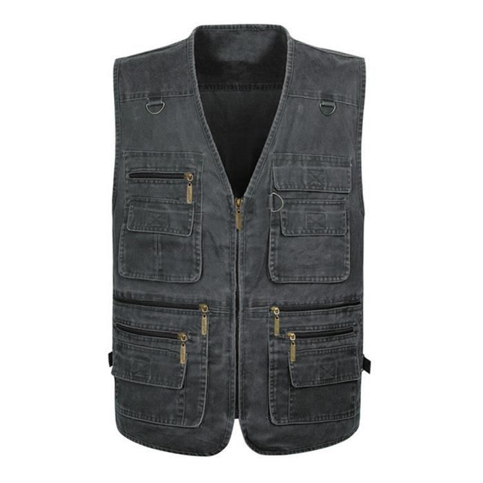 Gilet homme fourré kaki Bartavel Larzac camionneur 3XL Gilet homme fourré kaki Bartavel Larzac camionneur 3XL