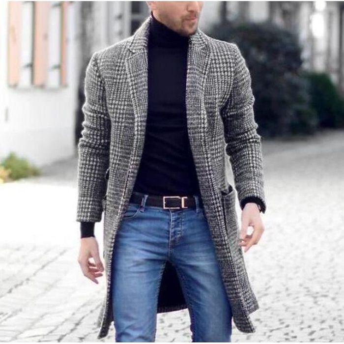 Manteau homme sales à carreaux