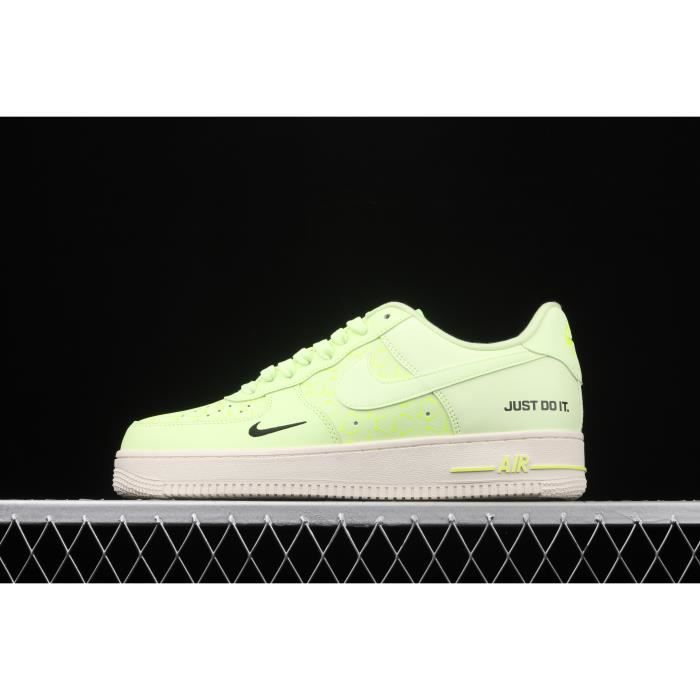 Nike Air Force One Baskets de sport décontractées pour hommes et femmes Vert  clair Green - Cdiscount Chaussures