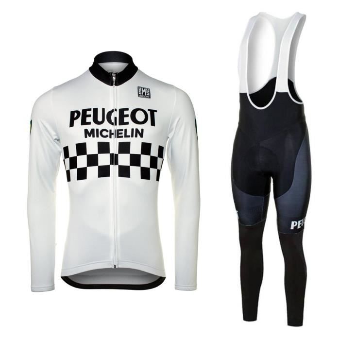 Vêtement Vélo Homme Respirant Maillot Cycliste Homme Manches Longues - Respirant, 3 Poches - Pour Vélo Route Et VTT Maillot Manches Longues Poches