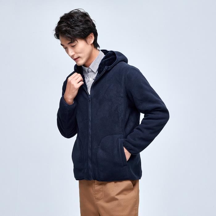 Polaire bleu best sale marine homme