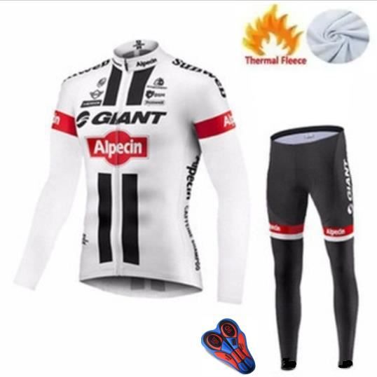 Vêtement Vélo Professionnel Fenovel Maillot Cyclisme Homme Manches Longues Pantalon Bretelles 19D - Ensemble Course Pro Vêtement Cyclisme Respirant