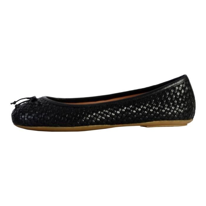 Ballerines - Geox - Palmaria - Cuir - Noir - Femme