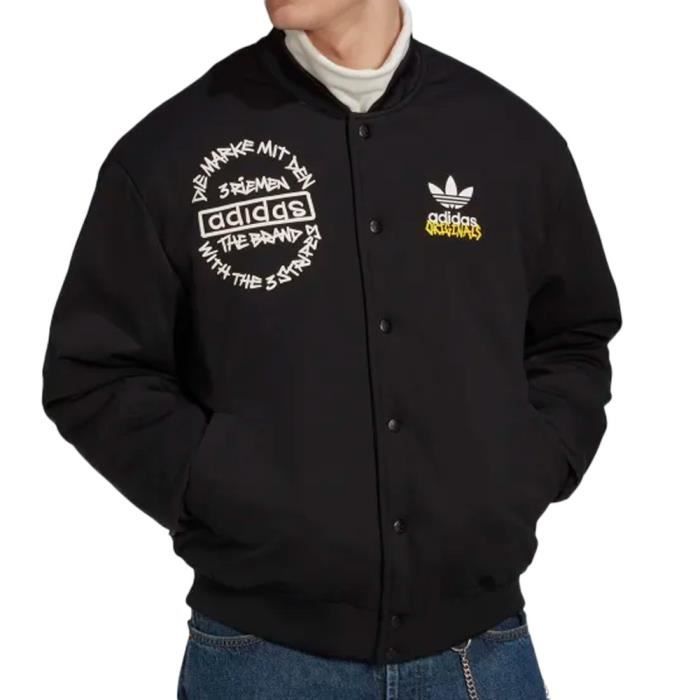 Veste Noir Homme Adidas Unite Varsity