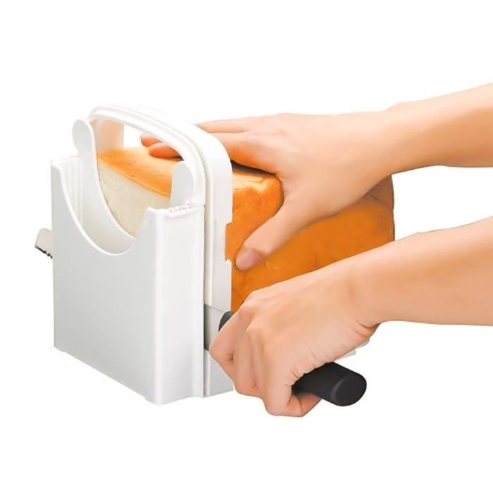 Trancheuse à pain Coupe de pain grillé Machine à pain ajustable Machine a pain pour pain maison Bagel Loaf Sandwich