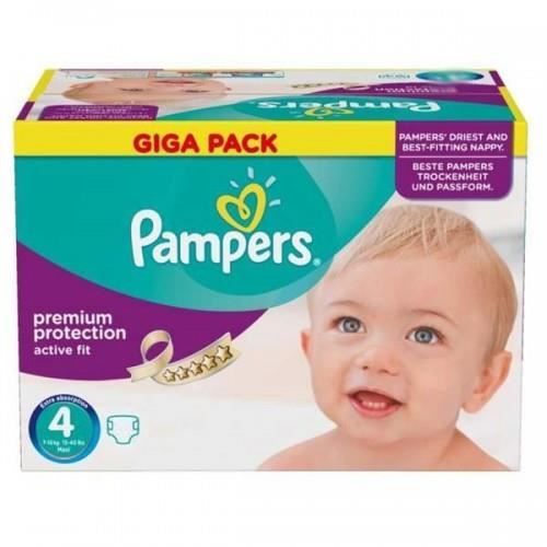 1512 Couches Pampers Active Fit Premium Protection taille 4 Cdiscount