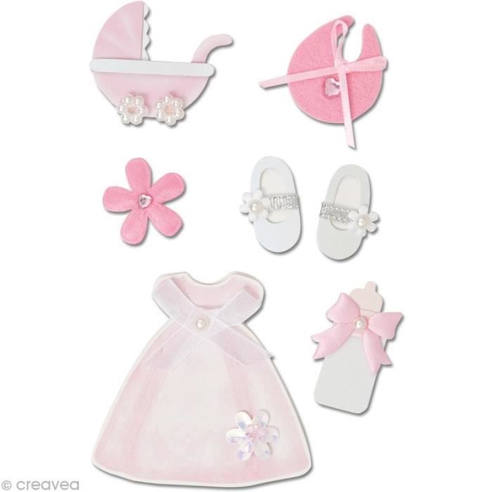 Sticker 3d Naissance Naissance Rose X 7 Planche D Autocollants 3d Parfaits Pour Le Scrapbooking Et La Carterie Heme Cdiscount Beaux Arts Et Loisirs Creatifs