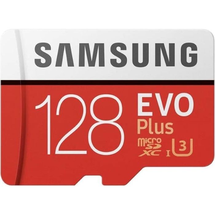Carte Mémoire Samsung M365 Micro SD EVO Plus + Adaptateur Carte SD
