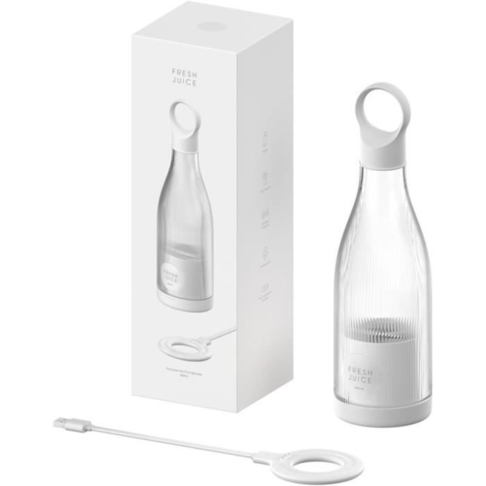 Blender Mini Personnel 450ml 1300mAh EasySpeed Mixeur Portable Portable 700 Ml Mini Mixeur Personnel 1500 MAh électrique Type C Par USB, 12 Lames En Acier Inoxydable, 4 Réglages De Vitesse, Pour Voyages