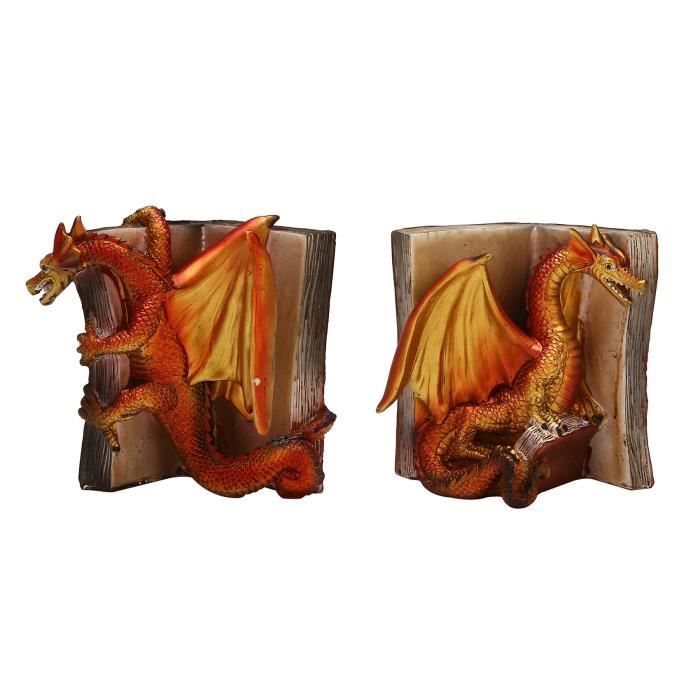 Château du Dragon Décor Gothique Statues Décoratives Serre-livres 20,25 Château du Dragon Décor Gothique Statues Décoratives Serre-livres 20,25