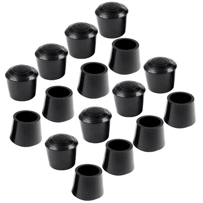 Lot De 5 Protections D'angle En Caoutchouc L 40x40mm - Uxcell - Noir - Neuf