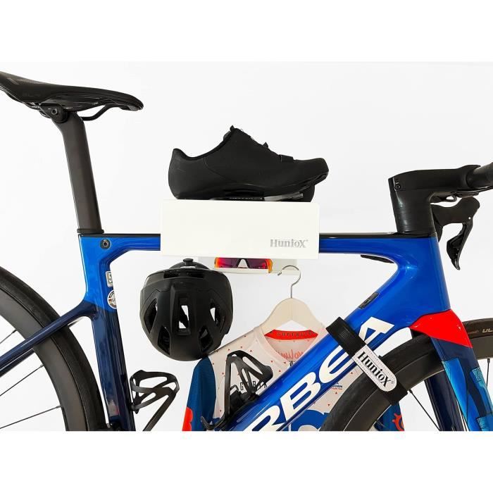 Support Mural Pour 6 Vélos – Fixation Par La Roue – Accessoire De Rangement