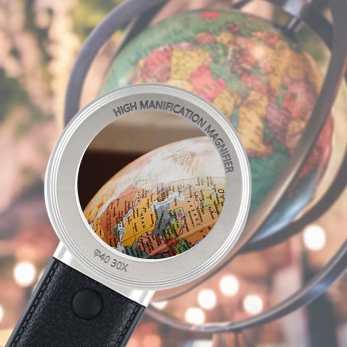 Loupe De Bijoutier 30x Avec LED UV – Identification Diamants Et Pierres – NEUVE