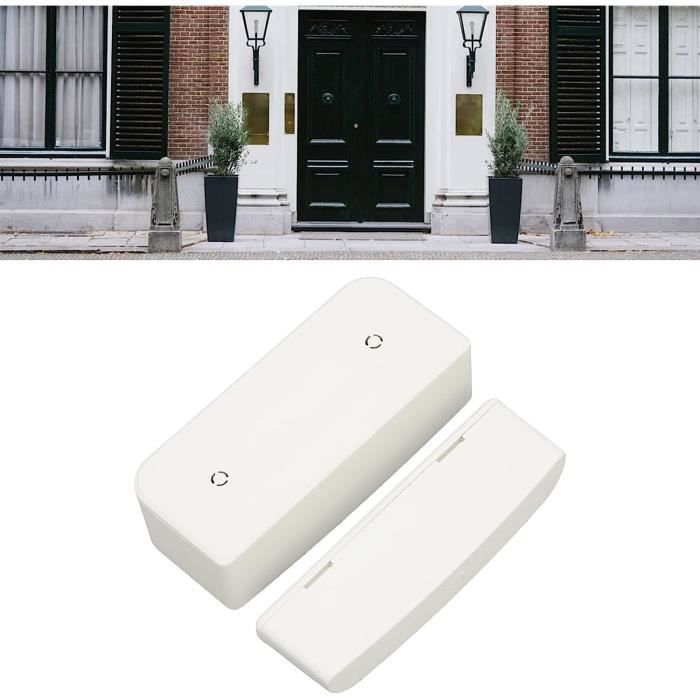 Lot de 10 Capteurs de Porte et Fenêtre Filaires, Interrupteur Magnétique, Capteur de de sécurité intégré pour Système D'alarme Domestique, Protection contre le Cambriolage