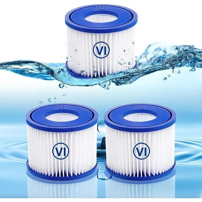 Pompe Filtre Piscine 330 GPH (1249 L/h) - Pour Piscines Hors Sol Jusqu'à 8300L - Prise UE - Kekaa