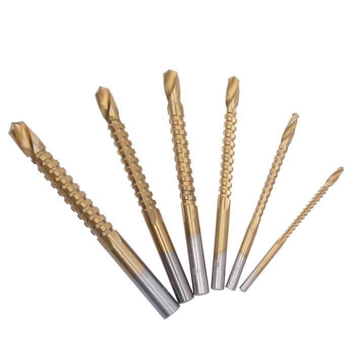 Lot De 10 Forets à Bois 3 Mm - Acier Carbone 45, Pointe Centrée, Pour Bois, Plastique, Aggloméré - 11