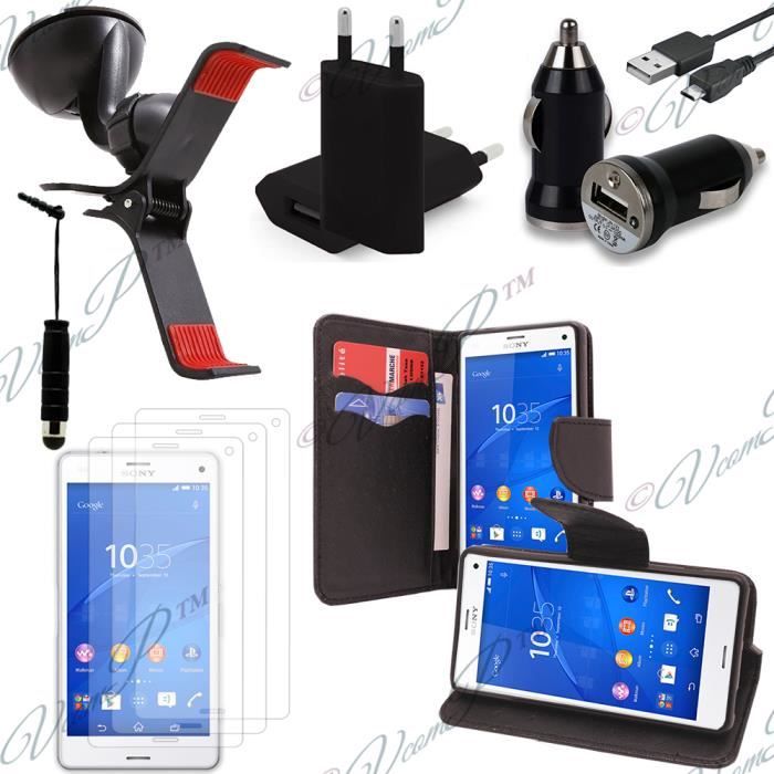 Lot D'accessoires Officiels Sony Pour Xperia Z3 Compact - Neuf Sous Blister