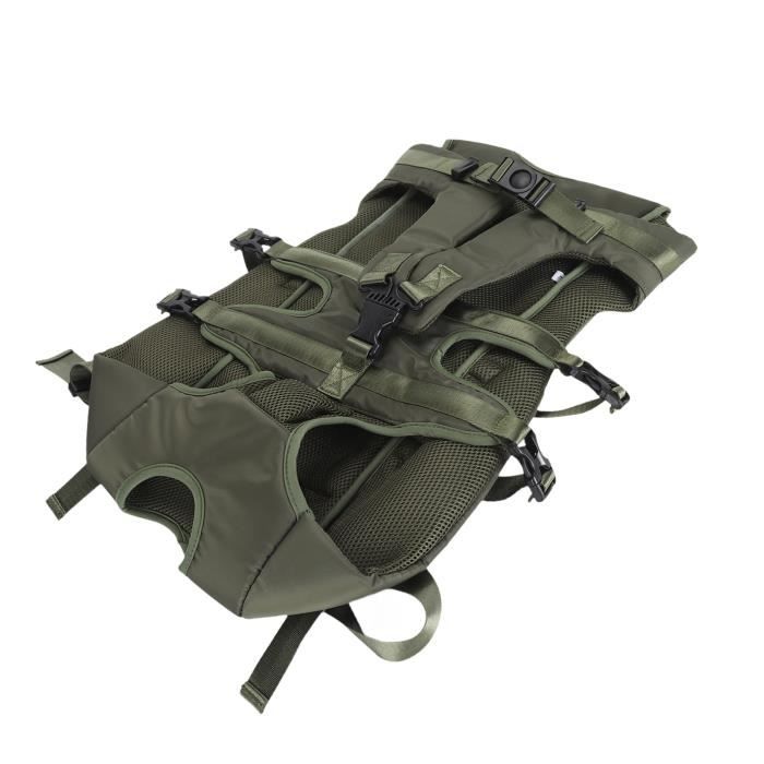 Comparer les prix de VGEBY sac à dos réglable pour chien VGEBY sacs à dos de transport pour chien avant Sac à dos de animalerie panier Lettres Vert OD