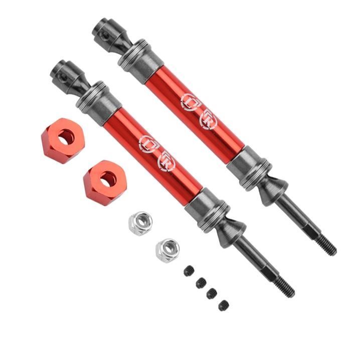 Jeu De 2 Arbres De Transmission CVD Arrière Pour Traxxas Stampede/Rustler 2WD - Pièce De Rechange Acier - Modèle LA018