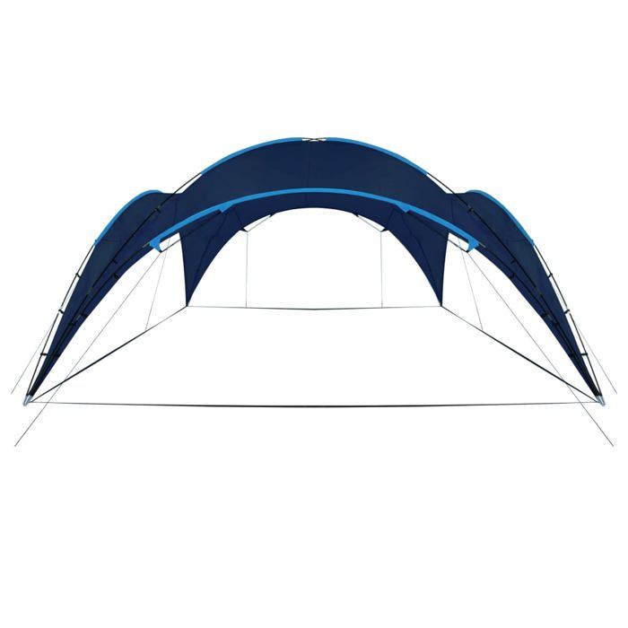 VidaXL Arceau de tente de réception 450x450x265 cm Bleu foncé 91571