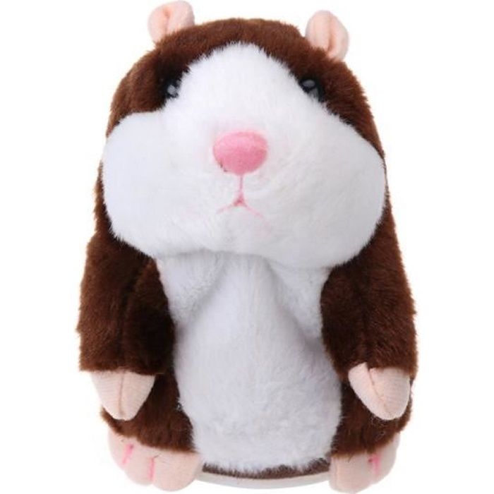 Parlant en peluche hamster Répète ce Que tu Dis Jouet électronique Parlante  en Peluche pour Cadeau de Bébé Enfant (Marron)@M1448 - Cdiscount Jeux -  Jouets