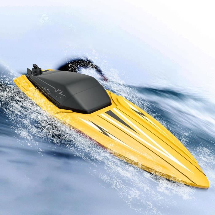 TOOAD Télécommande Bateau Mini Bateau de l'eau De Natation D'été Jouet Rechargeable Électrique