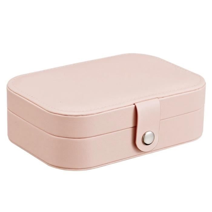 étui Rangement Bijoux Coffret à Bijoux Avec Miroir 10x10x5cm – Lucoro Diamonds Boîte Cadeau Femme